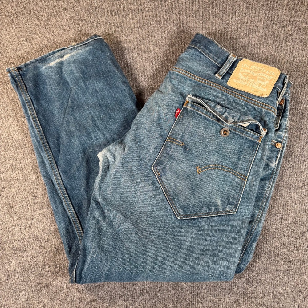 Levis 514 Straight Fit Mens Jeans Blue Denim 40x32 96914-0004 #3787
